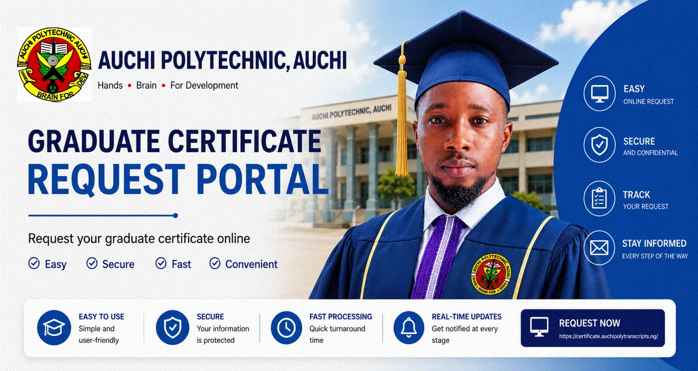 Graduate Certificate Request Portal